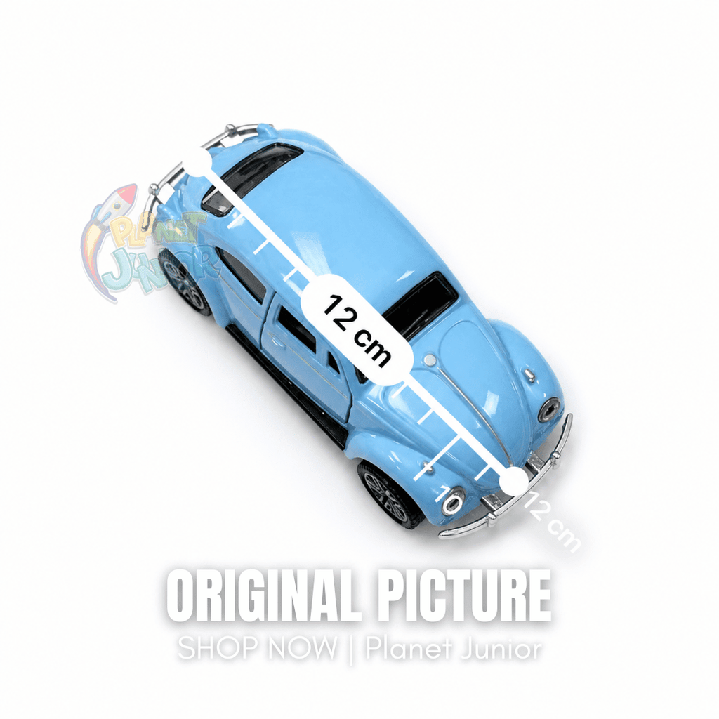 1:32 Scale Vintage Die-Cast Pull Back Model Beetle Car | 1 Pcs