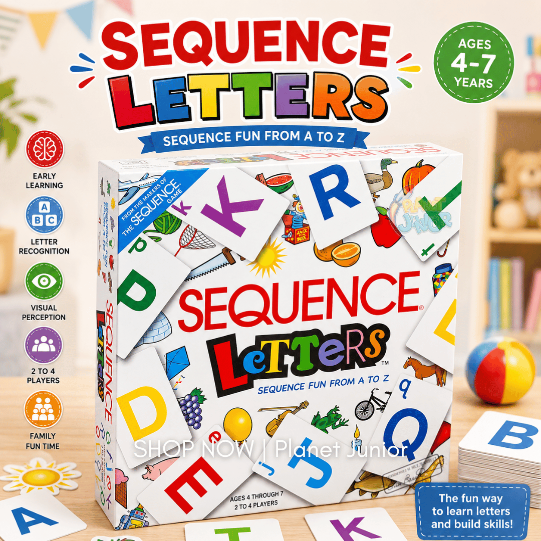 Sequence Letters Alphabet Matching Board Game