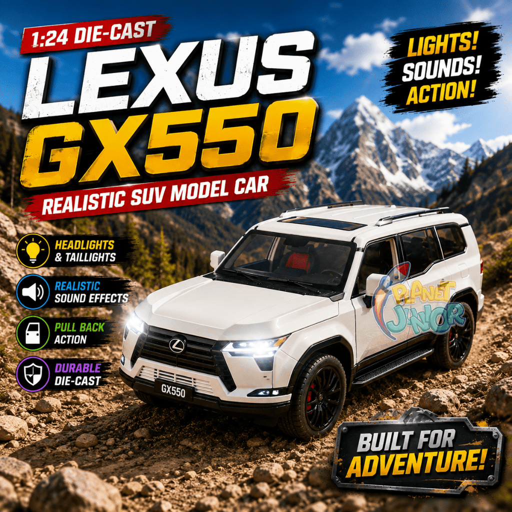 1:24 Lexus GX550 Die-Cast SUV Model Car with Sound & Light