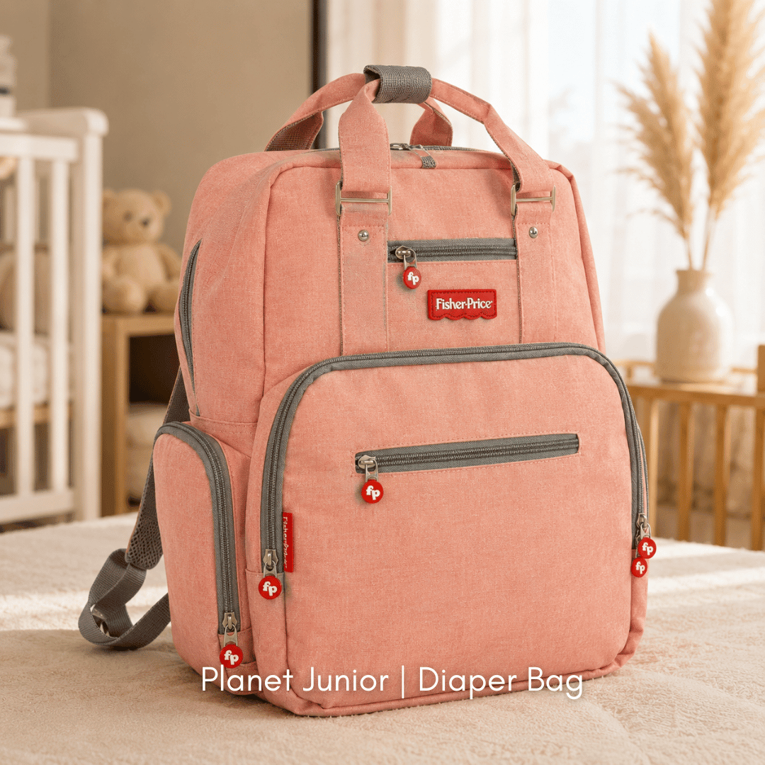 🎒 Fisher-Price Multi-Pocket Diaper Backpack