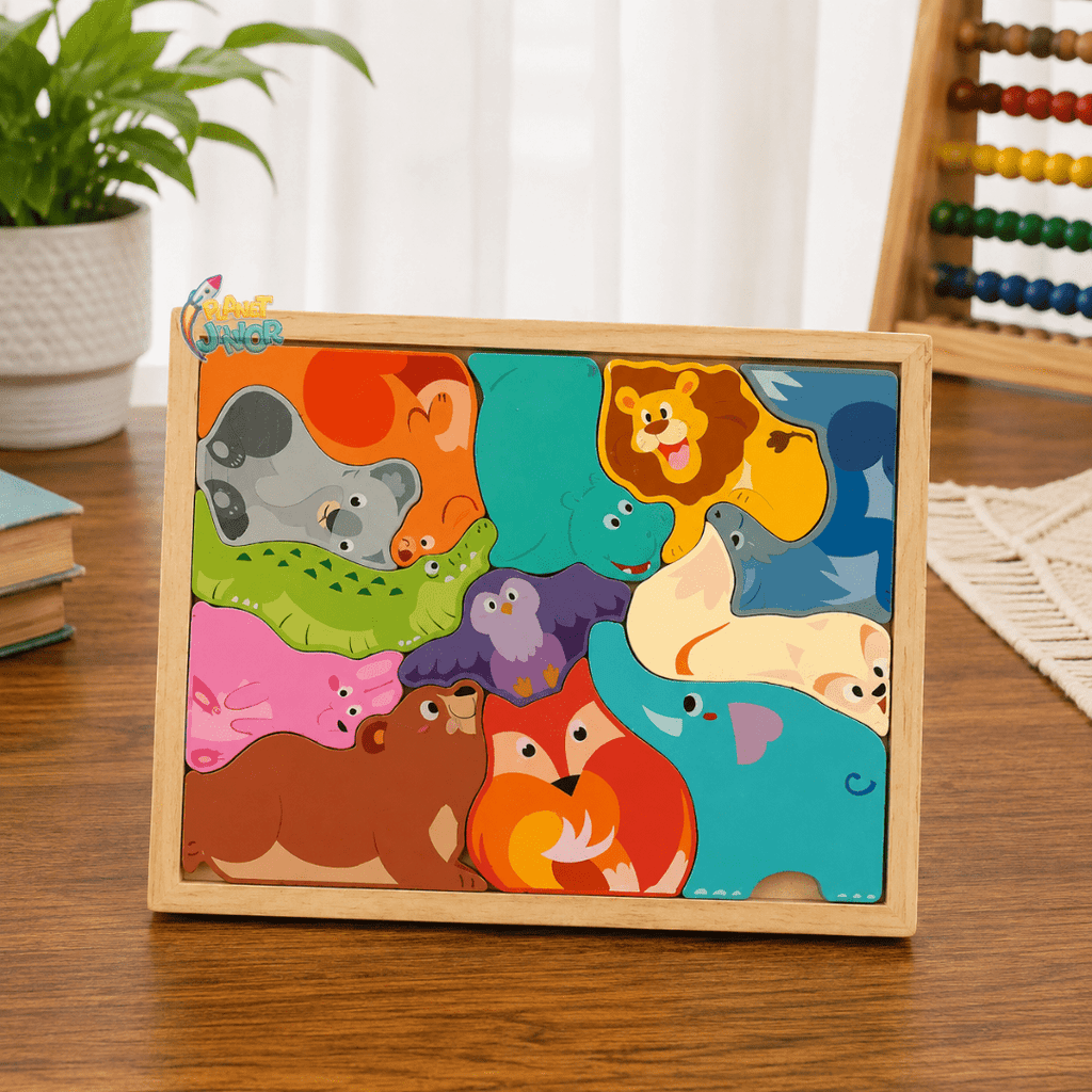 Wooden Big Size Shape Matcher Puzzle for Kids