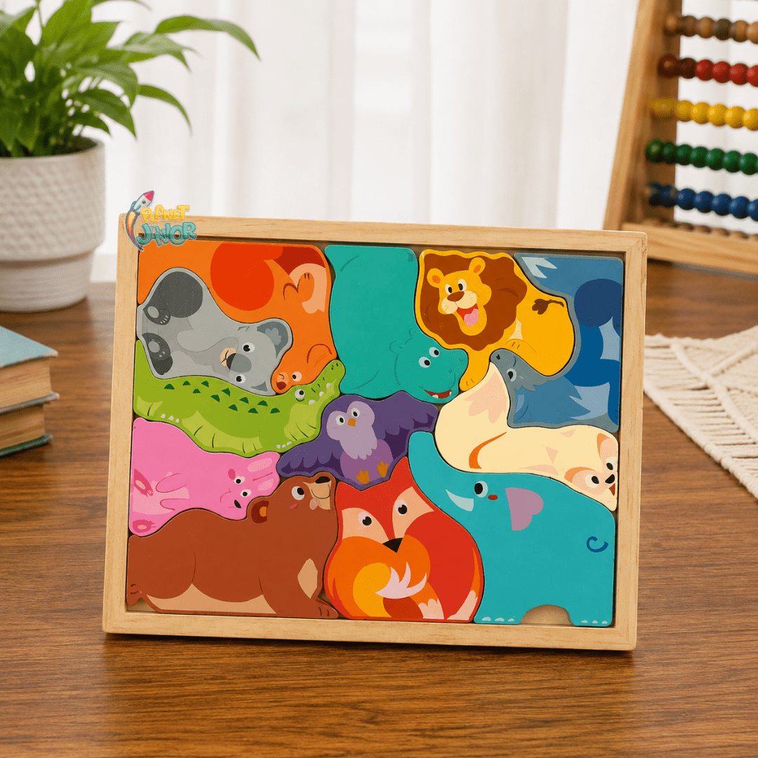 Wooden Big Size Shape Matcher Puzzle for Kids