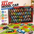 40 PCS 1:72 Alloy Model Car Collection Playset for Kids