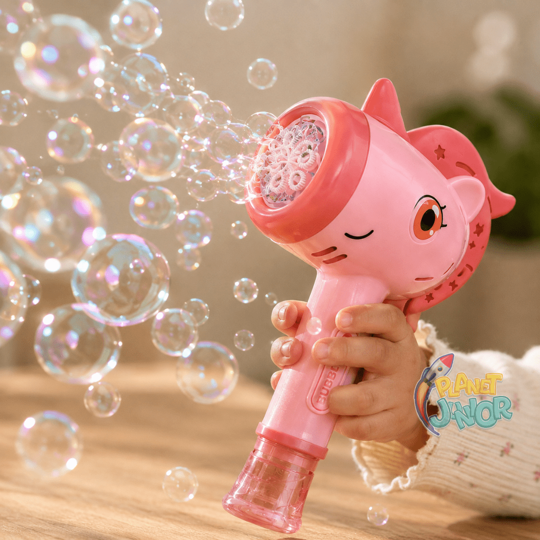 Cute Pet Electric Bubble Stick with One-Click Automatic Bubble Action for Kids
