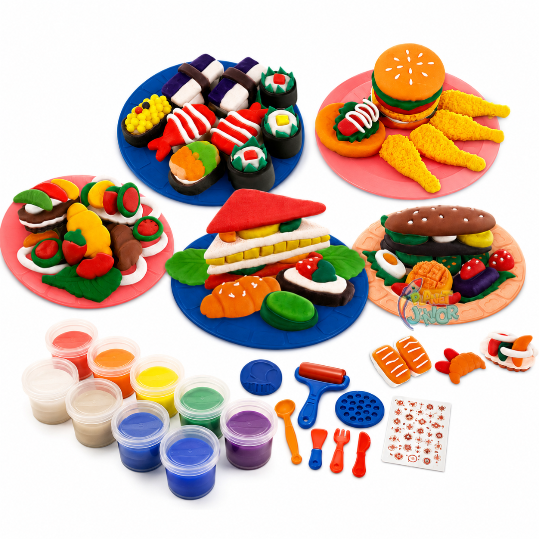 Tasty Food Magic Dough Creative Play Set