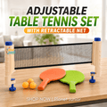 Adjustable Table Tennis Set with Retractable Net