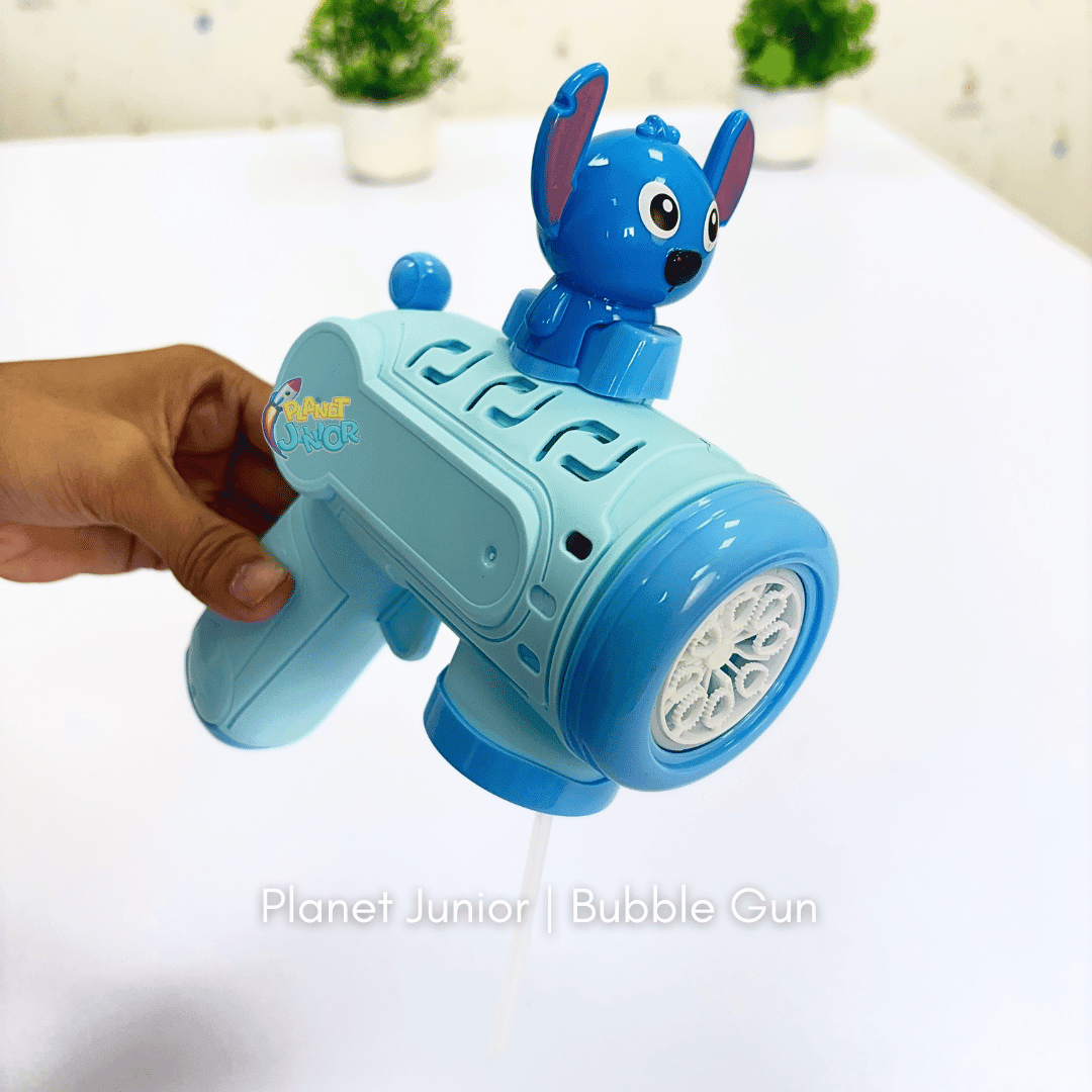 Stitch Multi-Bubble Gun with Light Effects