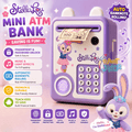 Stella Mini ATM Bank with Fingerprint & Password Unlock, Music & Automatic Banknote Rolling