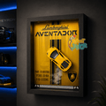 Lamborghini Aventador 3D Car Wall Frame - Sports Car Decorative Display