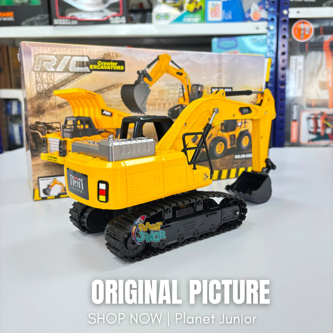 Remote Control Crawler Excavator Construction Vehicle Toy