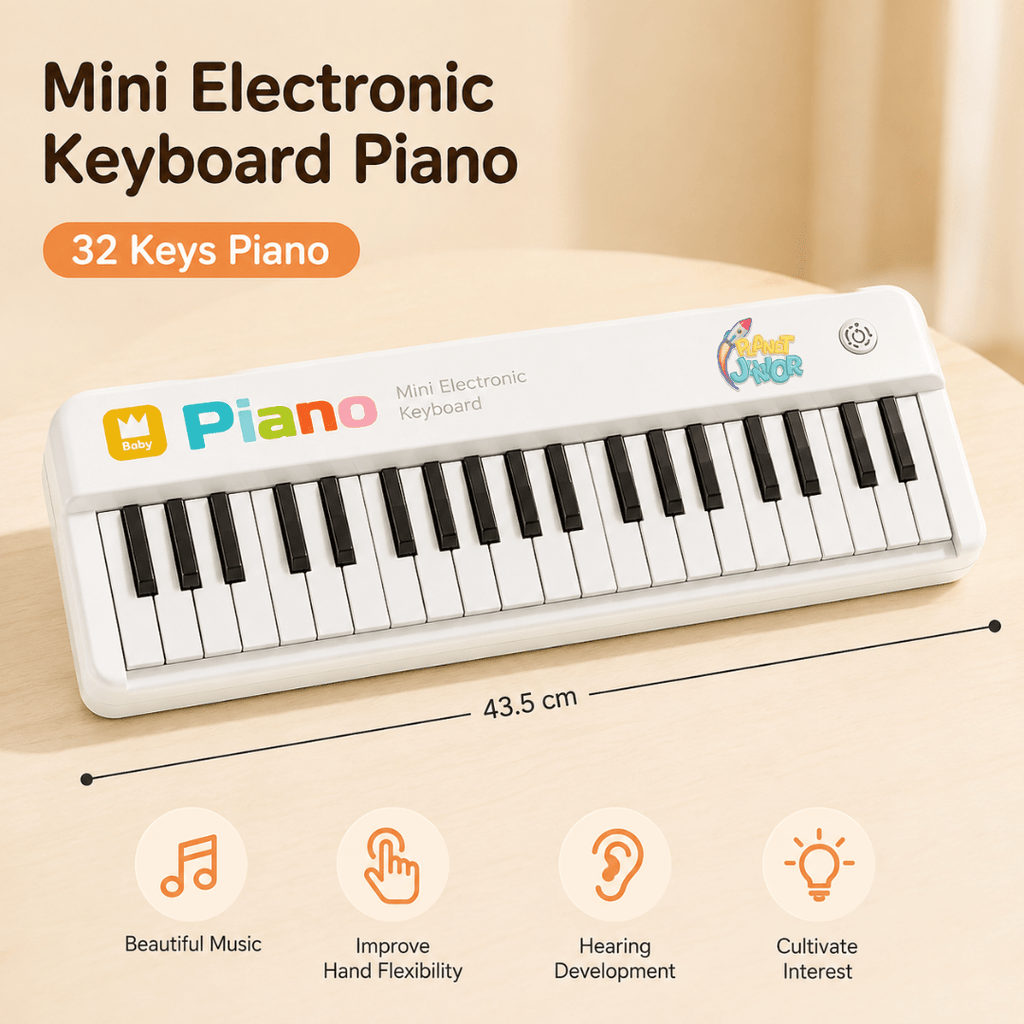 Kids Musical Piano Keyboard with Dazzling Lights & 32 Keys