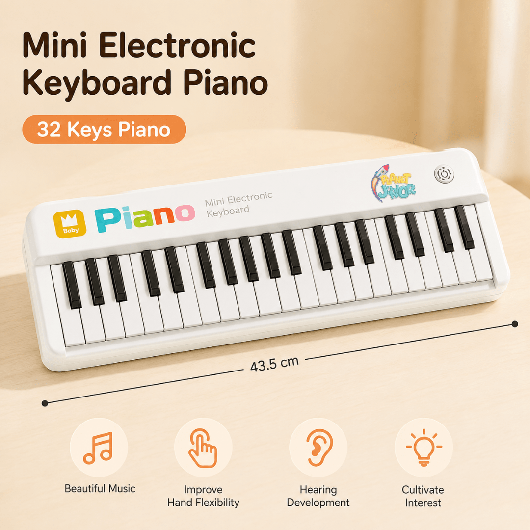 Kids Musical Piano Keyboard with Dazzling Lights & 32 Keys