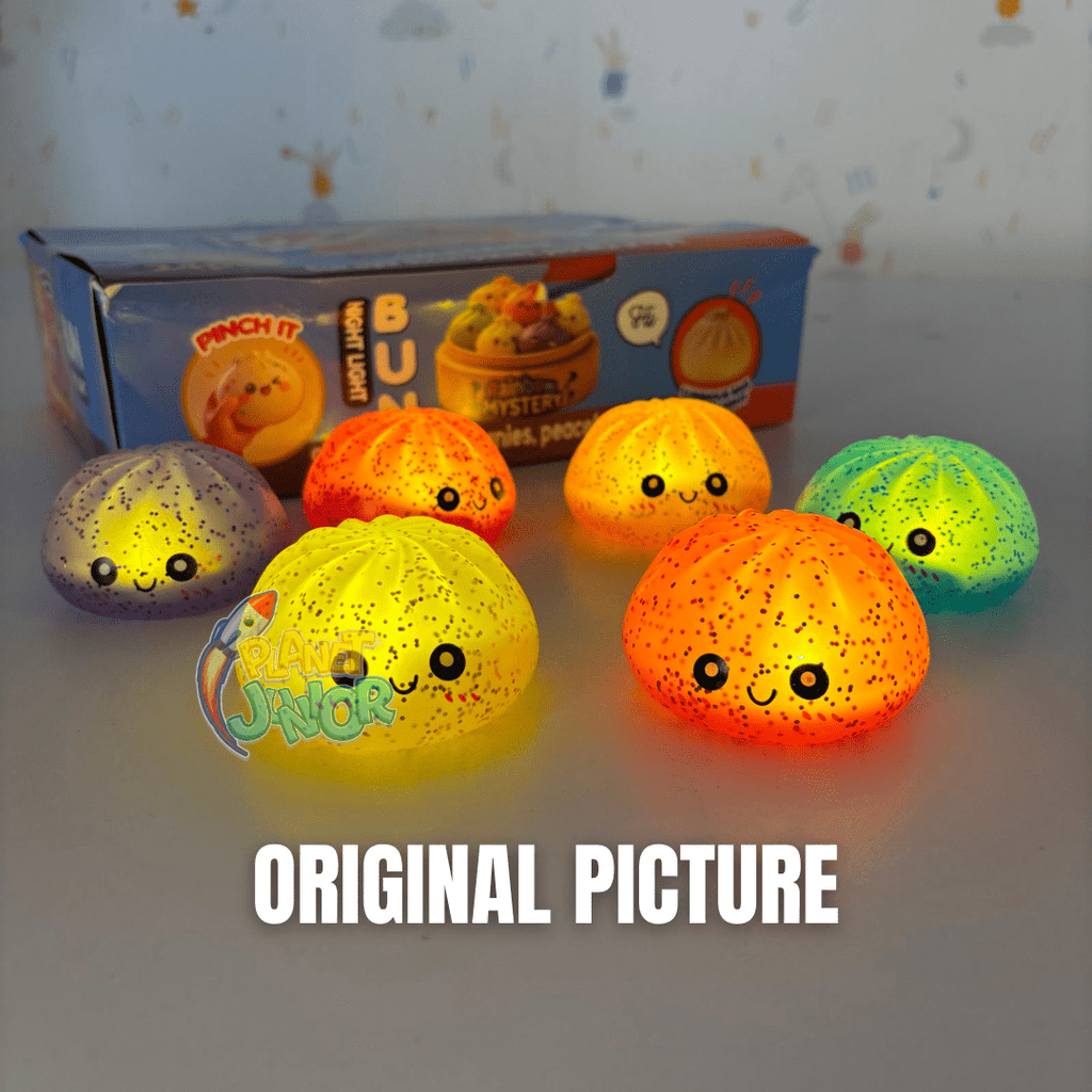 Cute Bun Light-Up Night Lamp – Soft Glow Kids Room Light