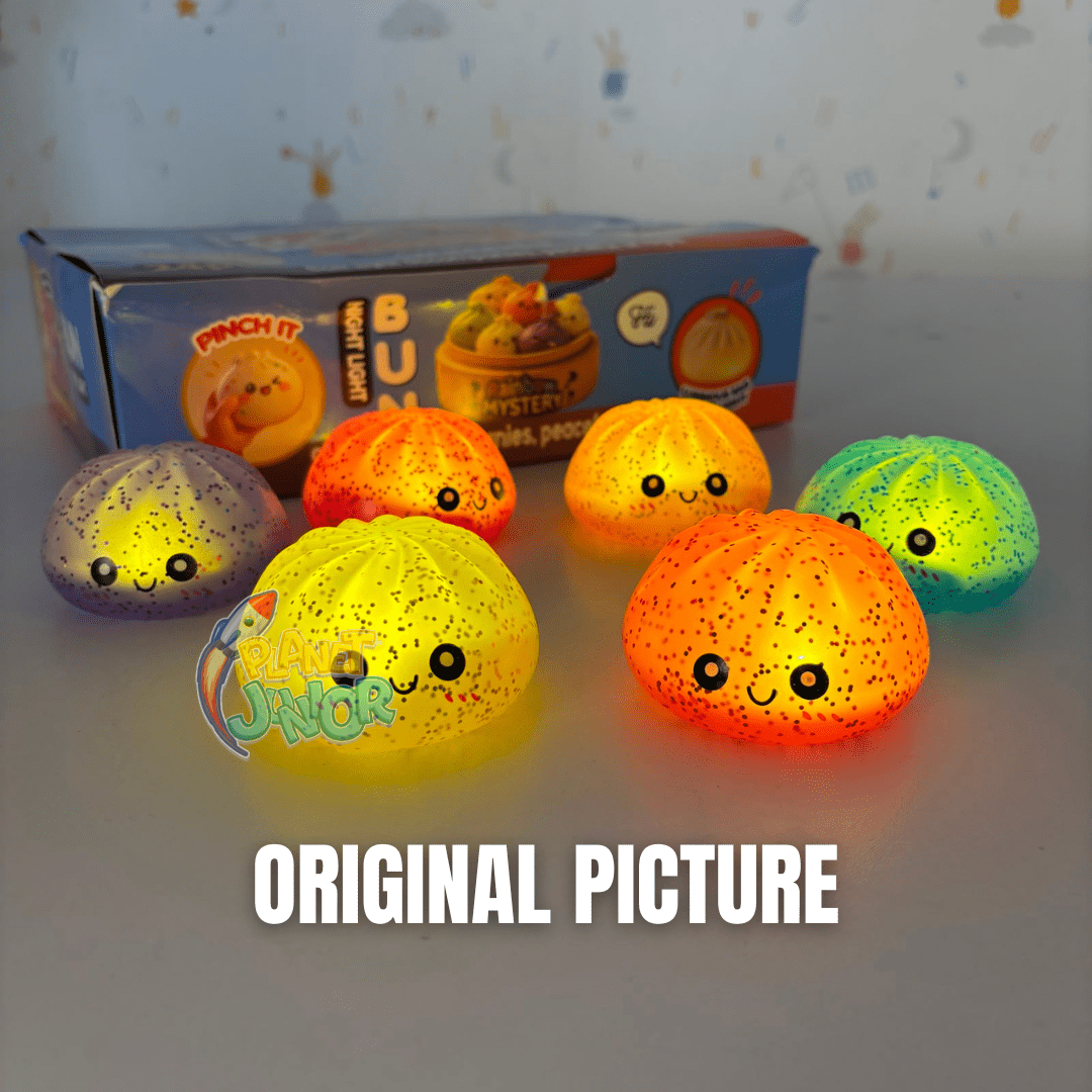 Cute Bun Light-Up Night Lamp – Soft Glow Kids Room Light