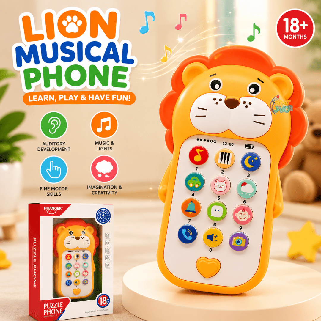 Huanger Lion Musical Learning Phone for Babies