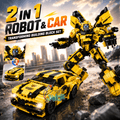2-in-1 Robot & Car Transforming Building Block Set – 527+ Pieces