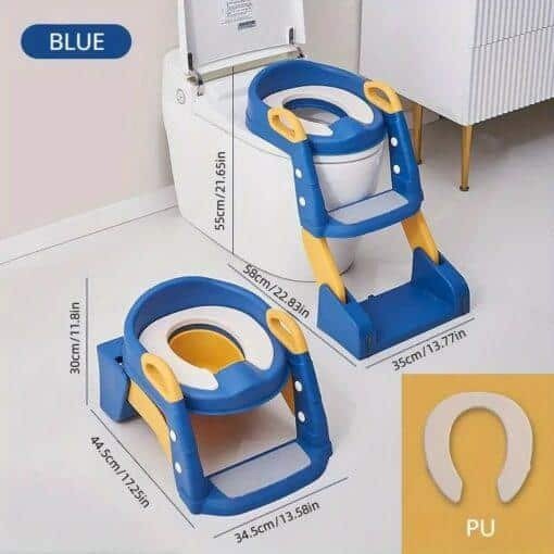 2-in-1 Potty Chair and Toilet Training Ladder