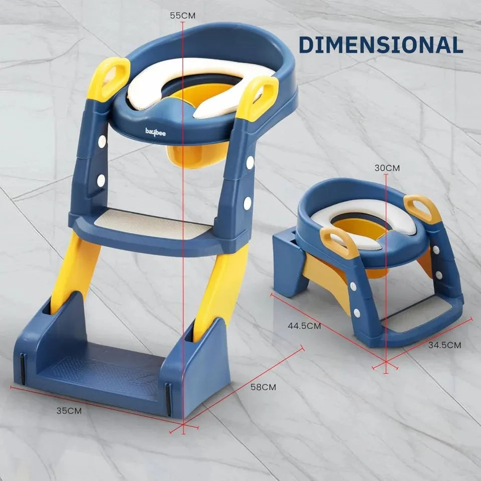 2-in-1 Potty Chair and Toilet Training Ladder