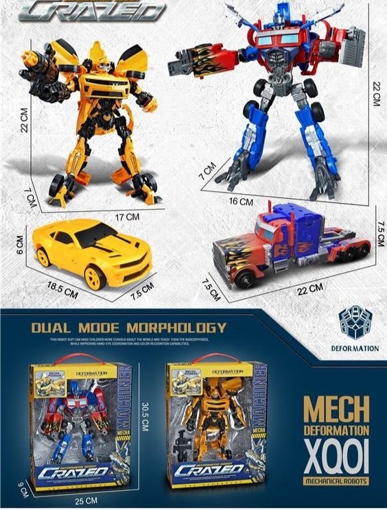 2-in-1 Transformer Inspired Robot Car Action Figure