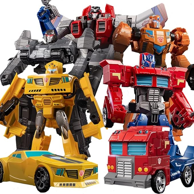 2-in-1 Transforming Alloy Robot Car –  Action Figure
