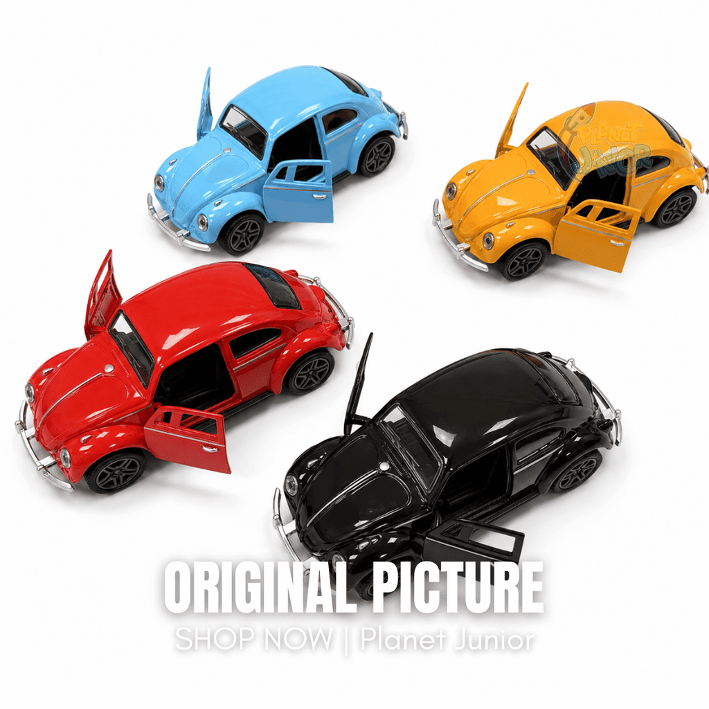 1:32 Scale Vintage Die-Cast Pull Back Model Beetle Car | 1 Pcs