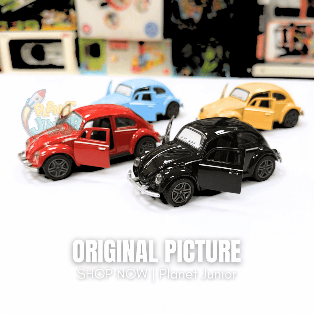 1:32 Scale Vintage Die-Cast Pull Back Model Beetle Car | 1 Pcs