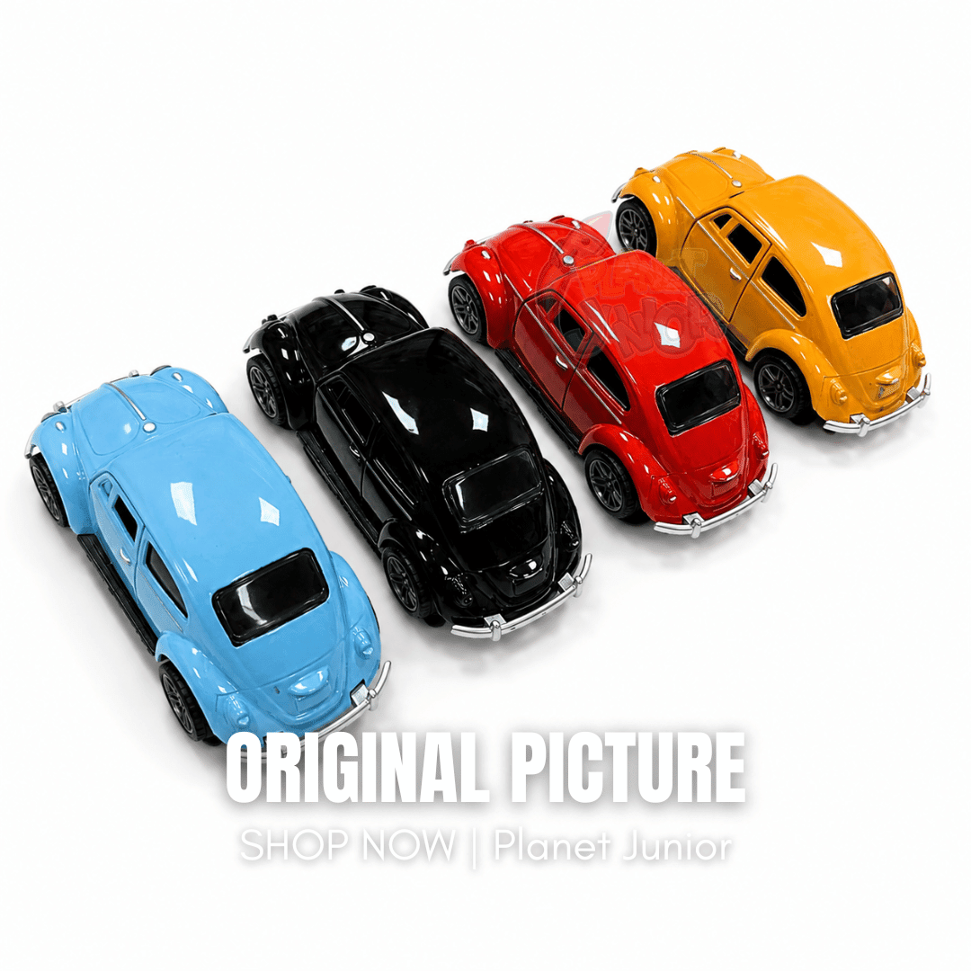 1:32 Scale Vintage Die-Cast Pull Back Model Beetle Car | 1 Pcs