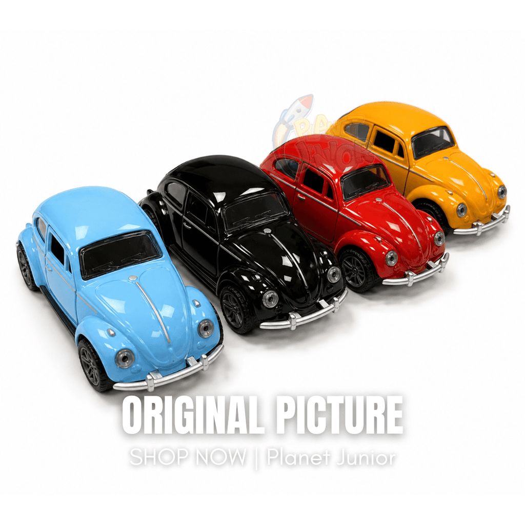 1:32 Scale Vintage Die-Cast Pull Back Model Beetle Car | 1 Pcs