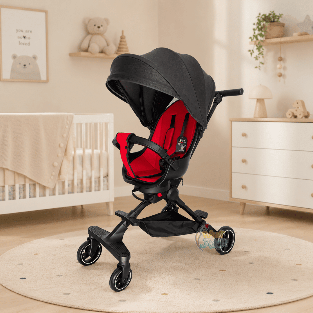 KUB Luxury Reversible High-View Baby Stroller