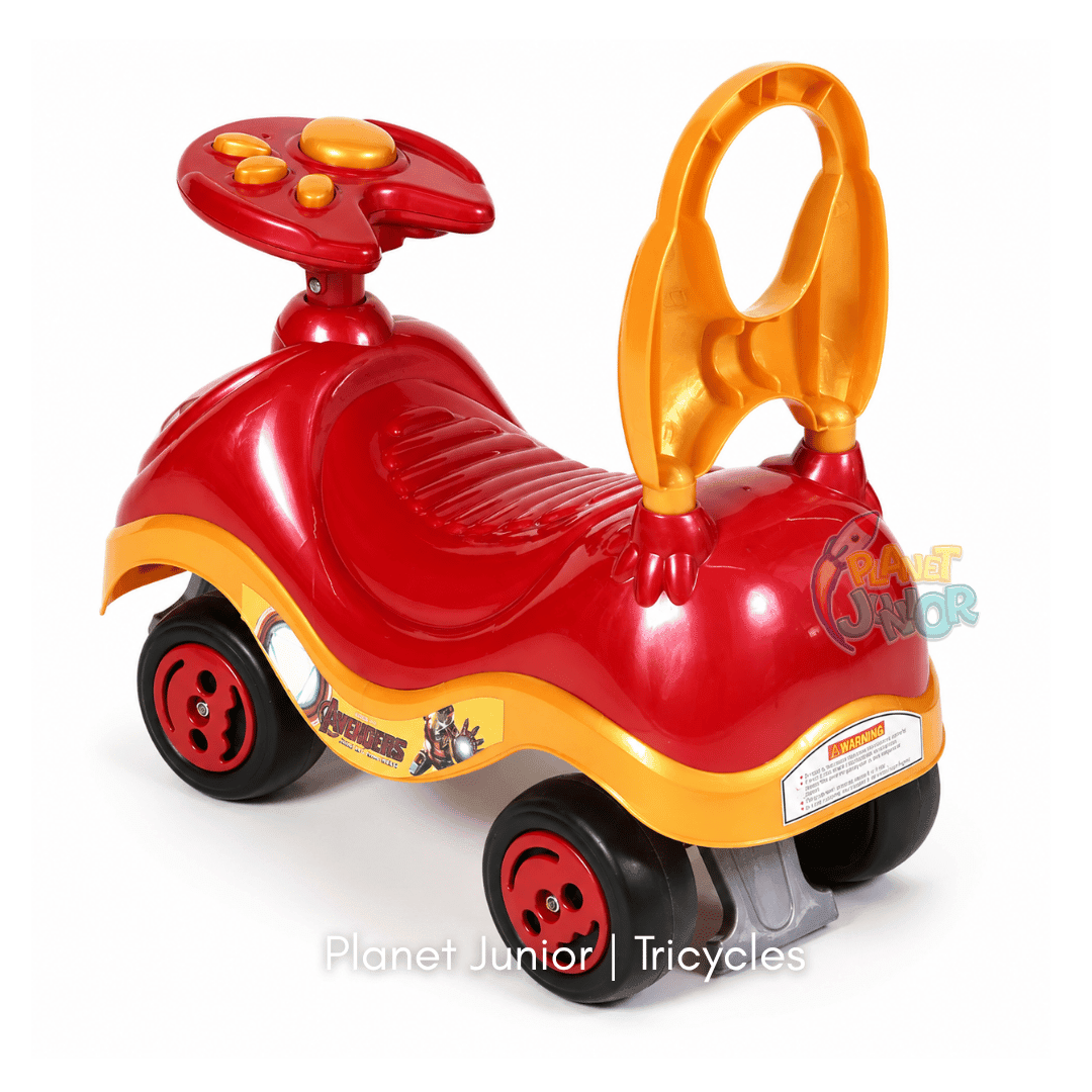 🦸 Iron Man-Themed Kids Tolo Ride-On Car with Music & Horn