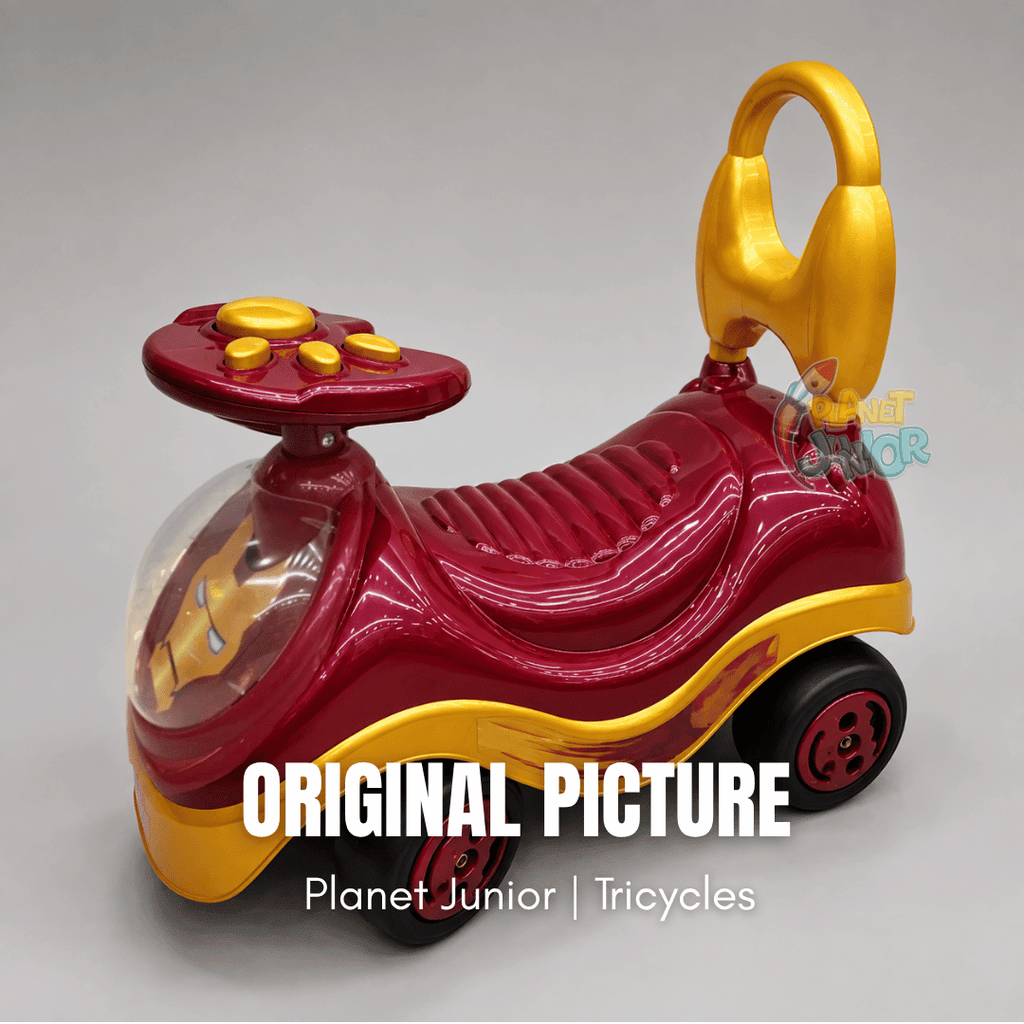 🦸 Iron Man-Themed Kids Tolo Ride-On Car with Music & Horn