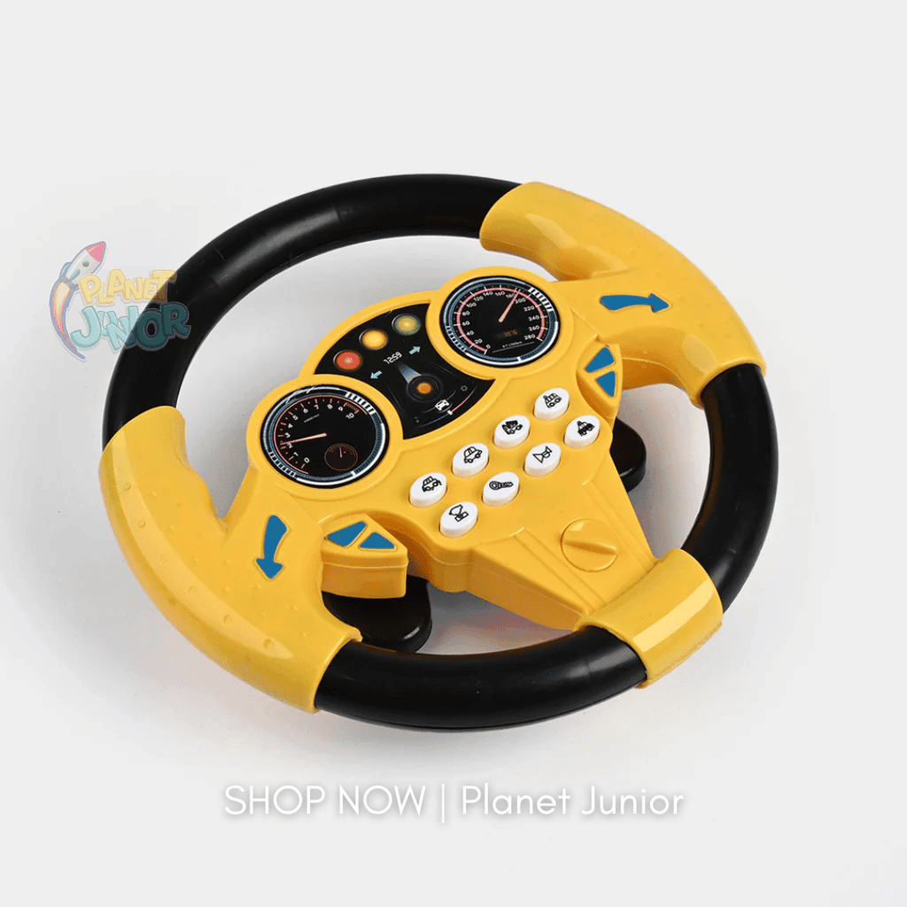 Interactive Steering Wheel Toy for Kids – Lights, Sounds & Real Driving Fun