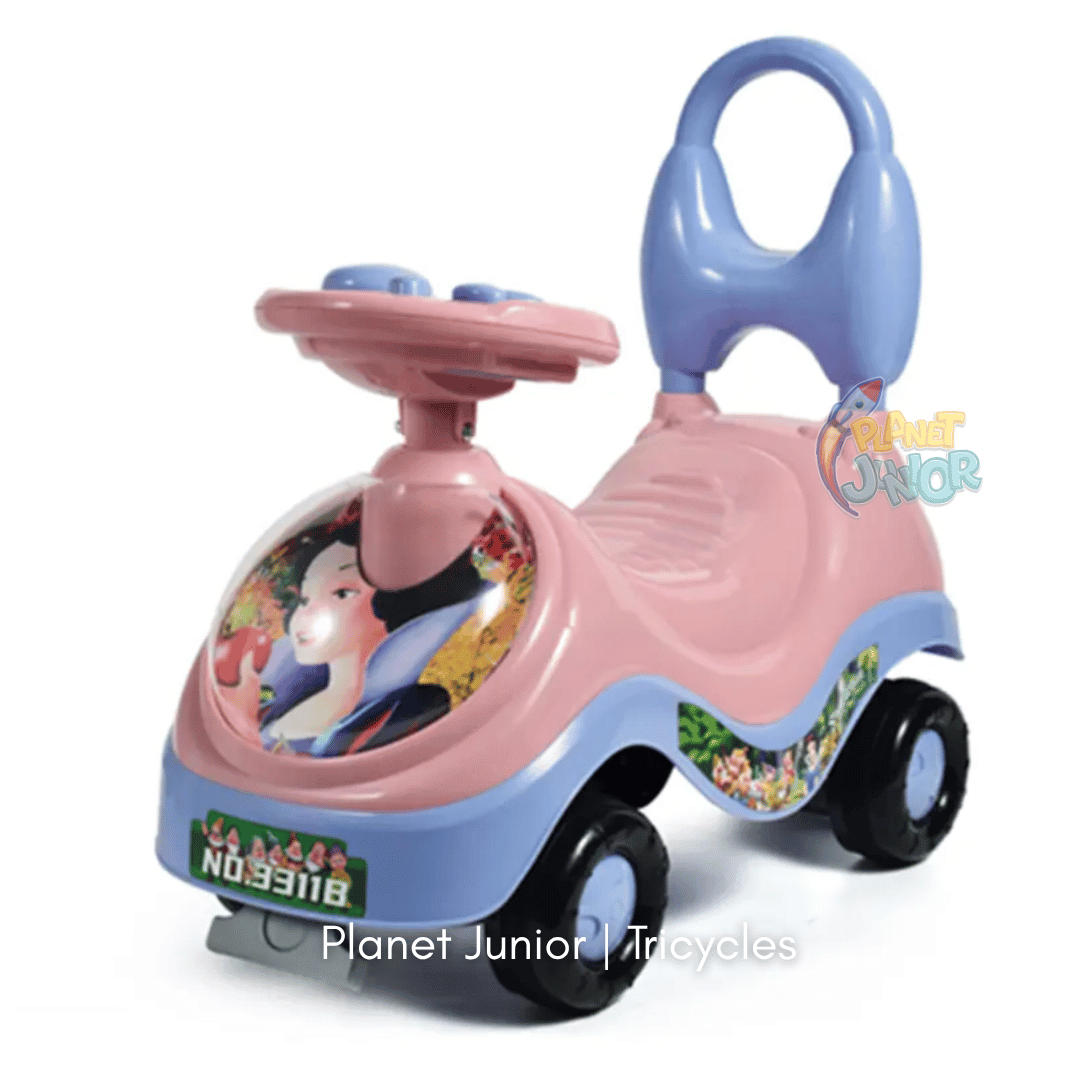 👑 Princess-Themed Kids Tolo Ride-On Car with Music & Horn
