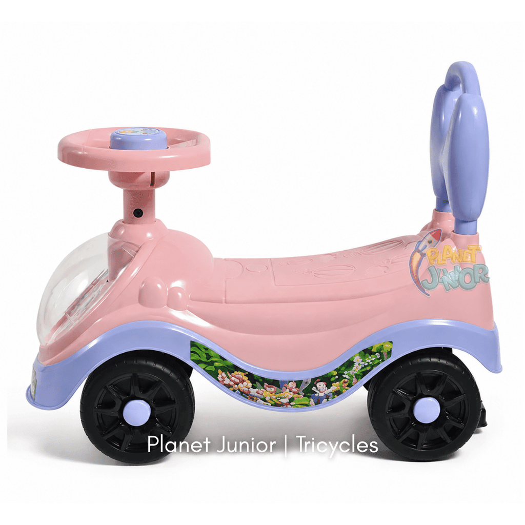 👑 Princess-Themed Kids Tolo Ride-On Car with Music & Horn
