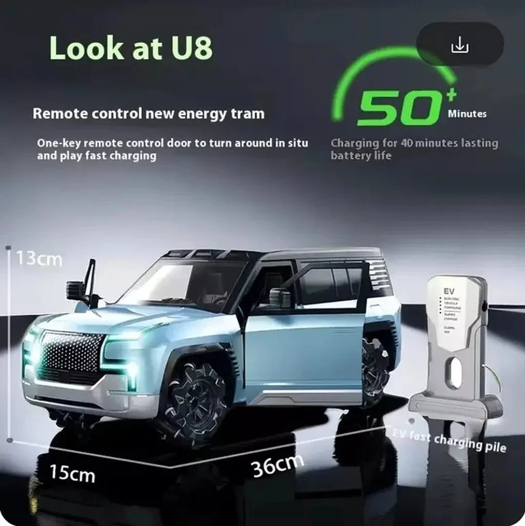 2.4GHz BYD Remote Control EV SUV Moka Electric Car