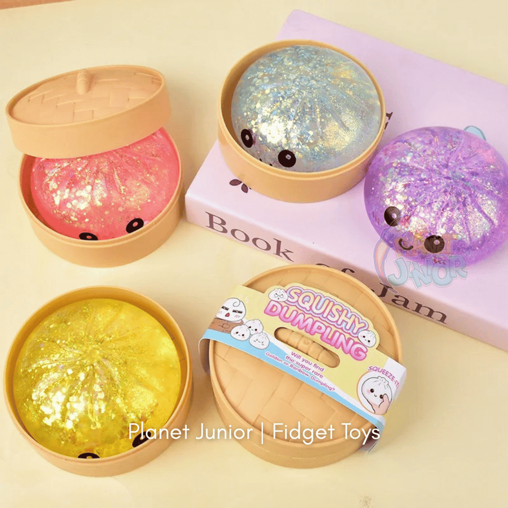 Mini Glitter Dumpling Squishy with Imported Maltos – Mystery Blind Bun