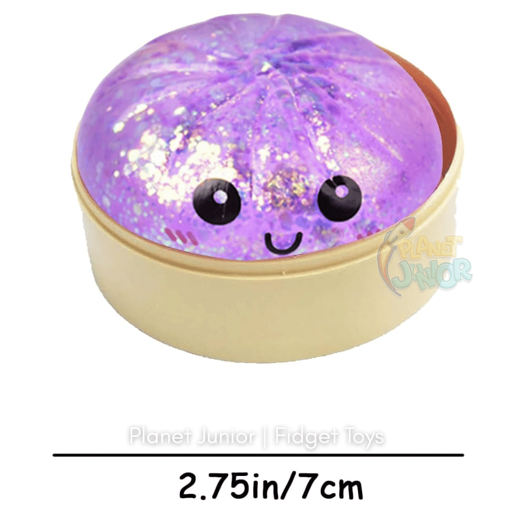 Mini Glitter Dumpling Squishy with Imported Maltos – Mystery Blind Bun