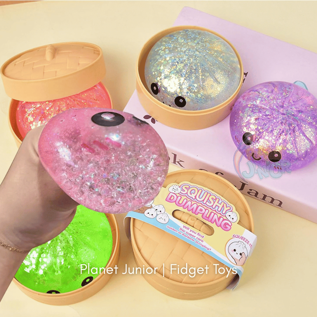 Mini Glitter Dumpling Squishy with Imported Maltos – Mystery Blind Bun