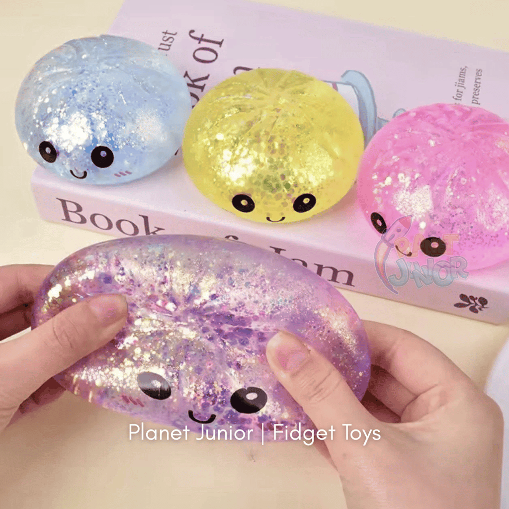 Mini Glitter Dumpling Squishy with Imported Maltos – Mystery Blind Bun