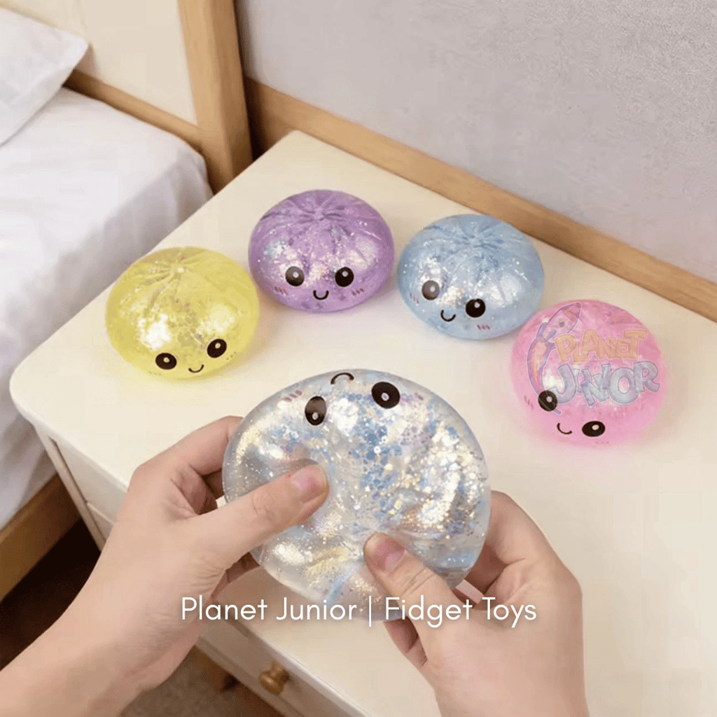 Mini Glitter Dumpling Squishy with Imported Maltos – Mystery Blind Bun