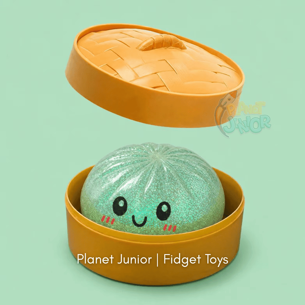 Mini Glitter Dumpling Squishy with Imported Maltos – Mystery Blind Bun