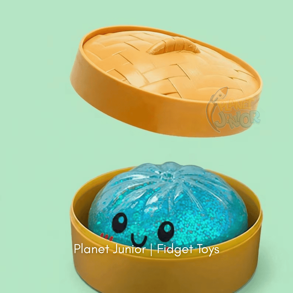 Mini Glitter Dumpling Squishy with Imported Maltos – Mystery Blind Bun