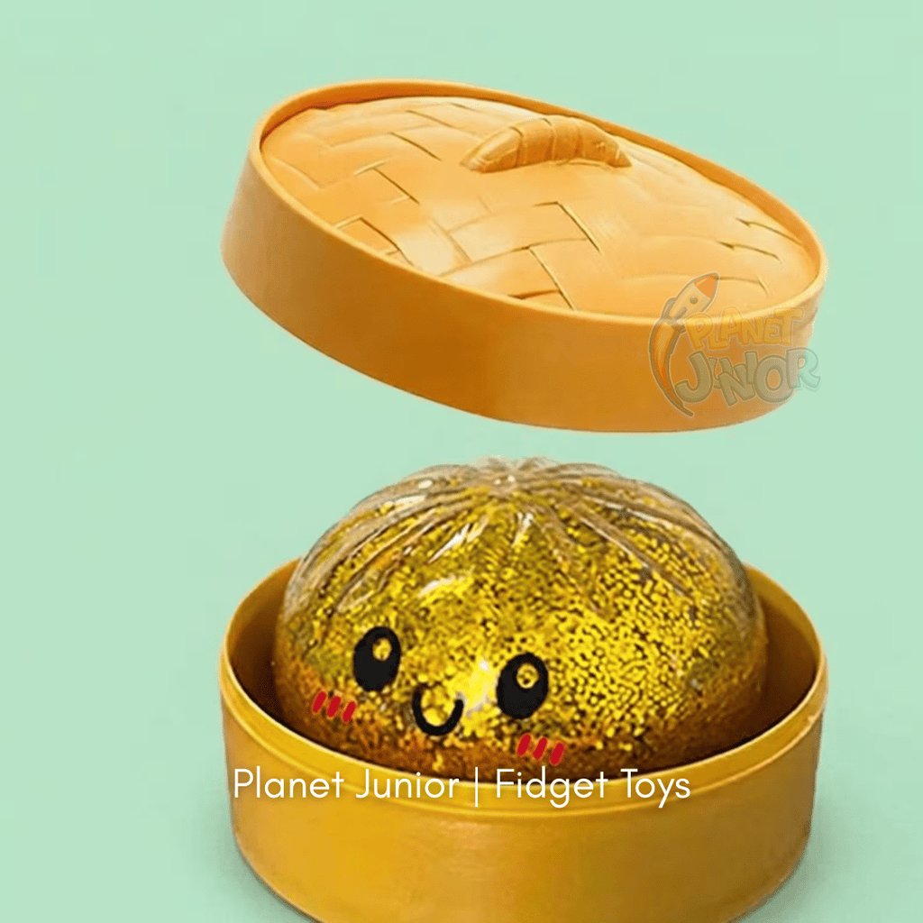 Mini Glitter Dumpling Squishy with Imported Maltos – Mystery Blind Bun