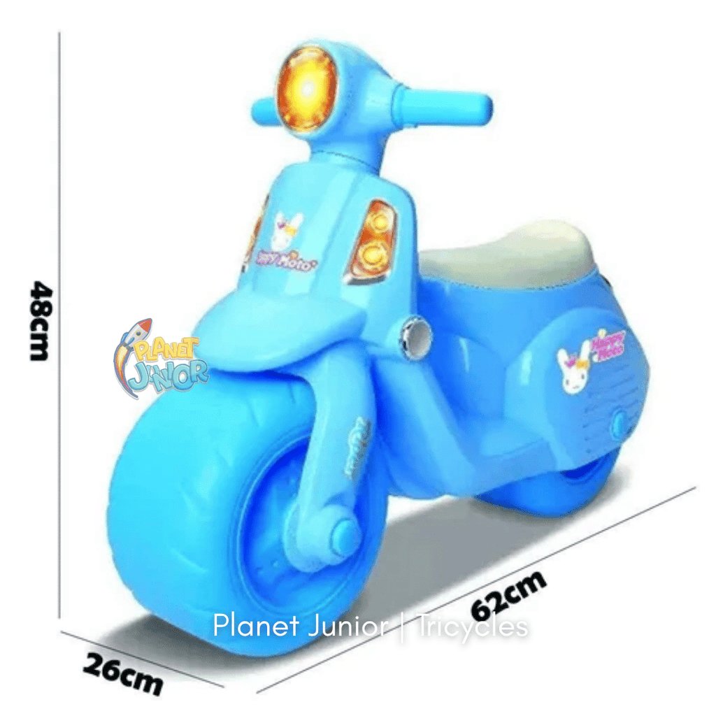 🛵 Happy Moto Kids Foot-to-Floor Balance Bike