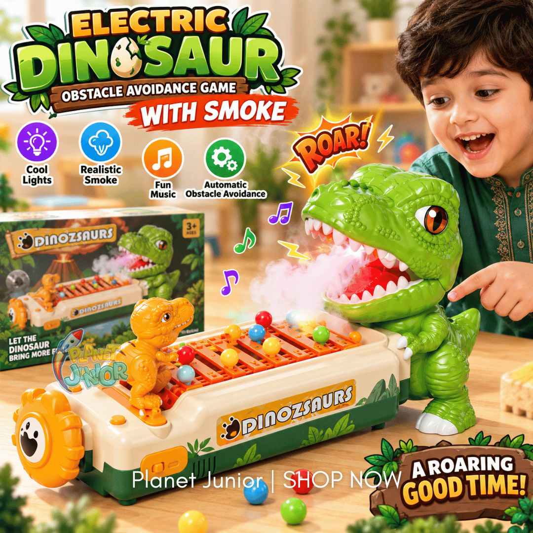 🦖 Dinosaur Obstacle Avoidance Game – Interactive Electronic Dino Playset