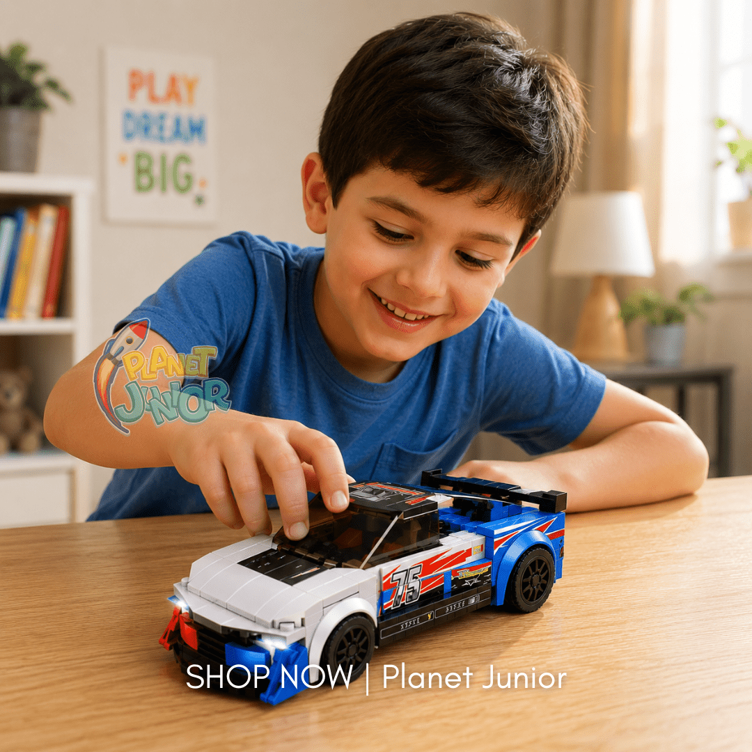 Transforming Racing Car Building Block Set – 361 Pieces