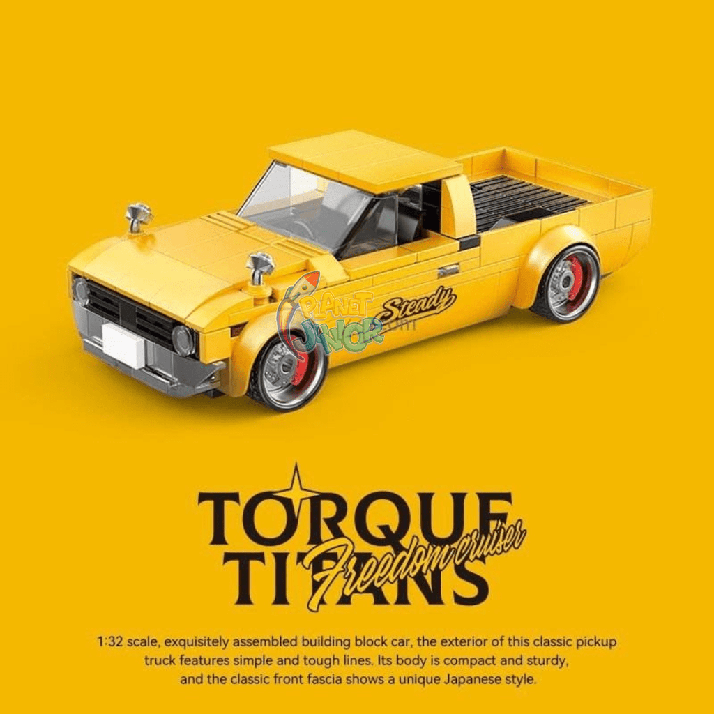 1:32 Vintage Pickup Truck Lego Model Set – 324 PCS