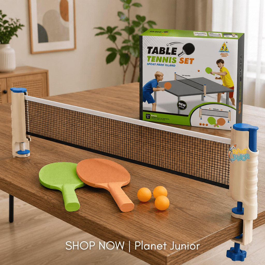 Adjustable Table Tennis Set with Retractable Net