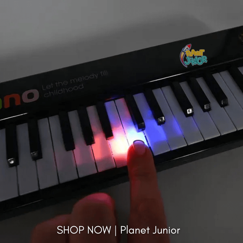 Kids Musical Piano Keyboard with Dazzling Lights & 32 Keys