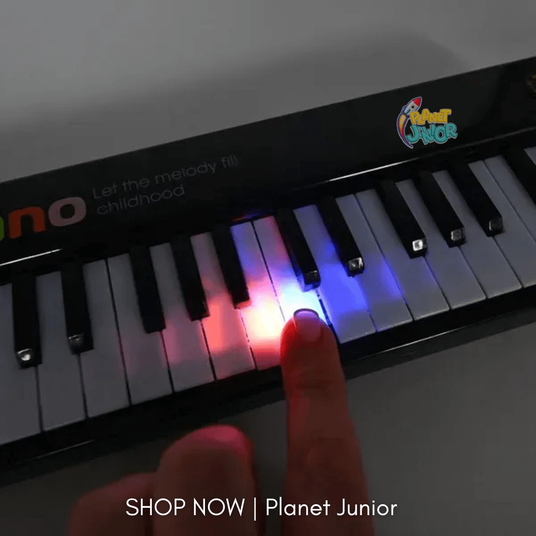 Kids Musical Piano Keyboard with Dazzling Lights & 32 Keys